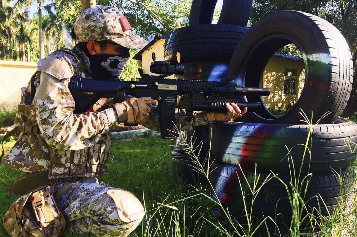 地道大鹏同学丛林野战真人cs体验过吗