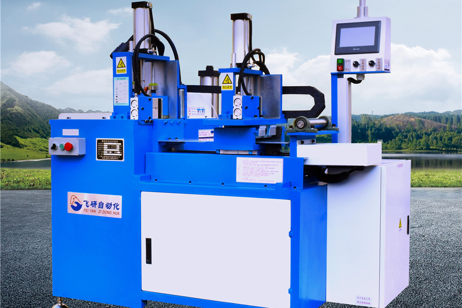 飞研自动化自动数控切管机切割30mm铜管循环送料自动切割