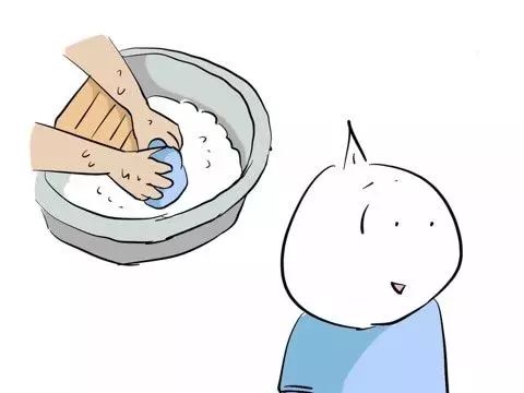 问了之后才知道,这个叫"搓衣板",是洗衣服用的,用它洗衣服可以洗得很