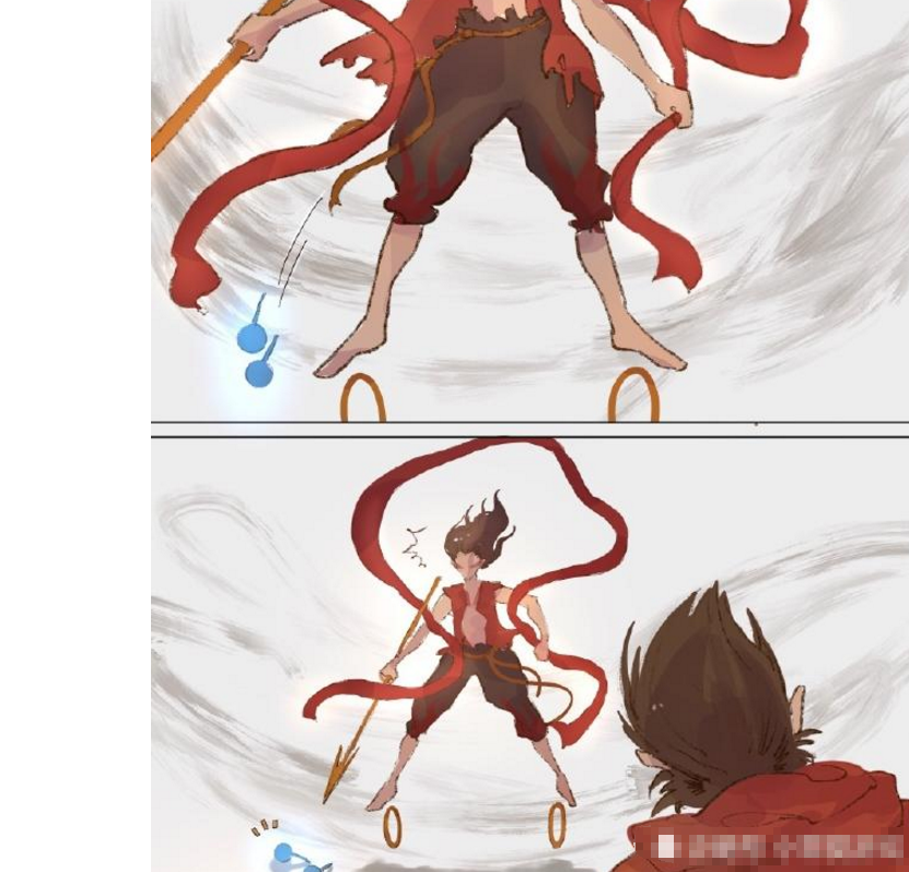 哪吒打架不忘秀恩爱哪吒我老婆的你有吗孙悟空遭受暴击