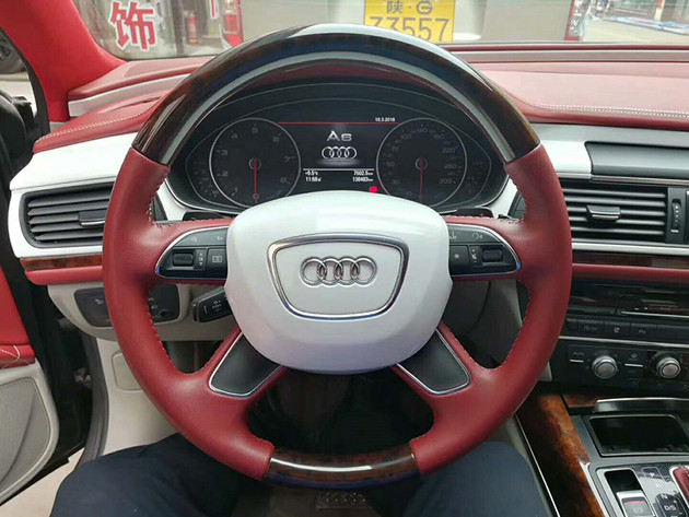 奥迪a6内饰改装合正真皮包覆更具质感a6升级改装内饰_搜狐汽车_搜狐网