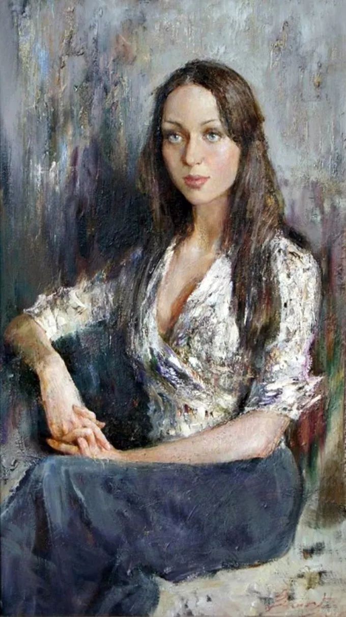 俄罗斯女画家安娜维诺格娜多娃人物油画作品欣赏