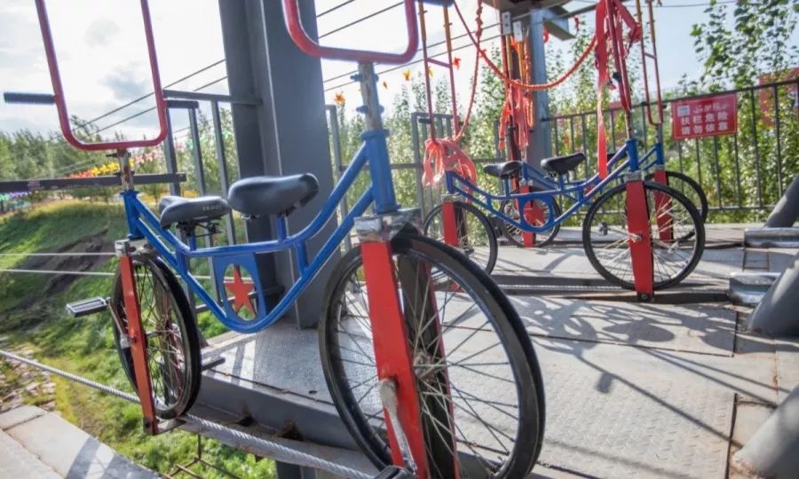 高危运动延边州首家高空自行车入驻琵岩山震撼来袭