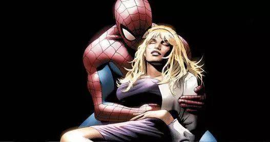 蜘蛛侠一生挚爱格温·史黛西,就因绿魔识破蜘蛛侠身份而香消玉殒.