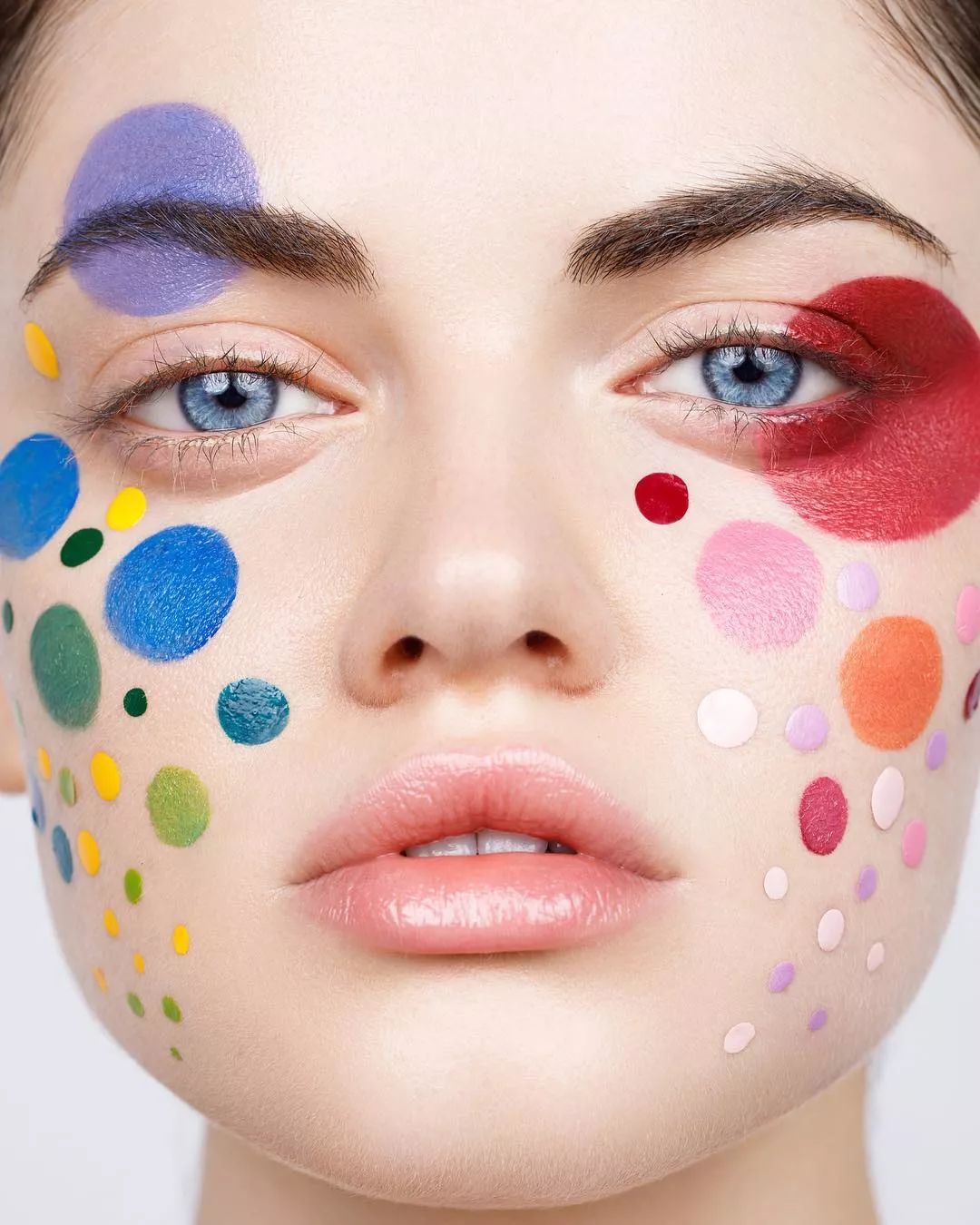 值得收藏彩色色块妆容学化妆创新思维不可缺