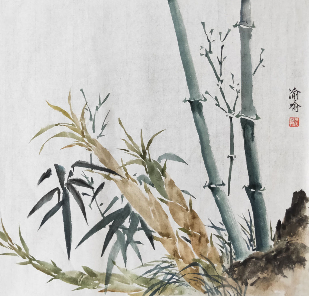 【982书画】斯渝喻写意画作品:竹系列