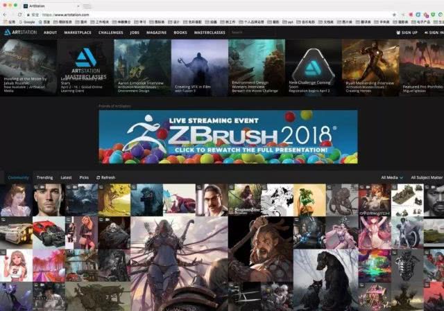 artstationdeviantart插画手绘网站推荐,每一个都是插画