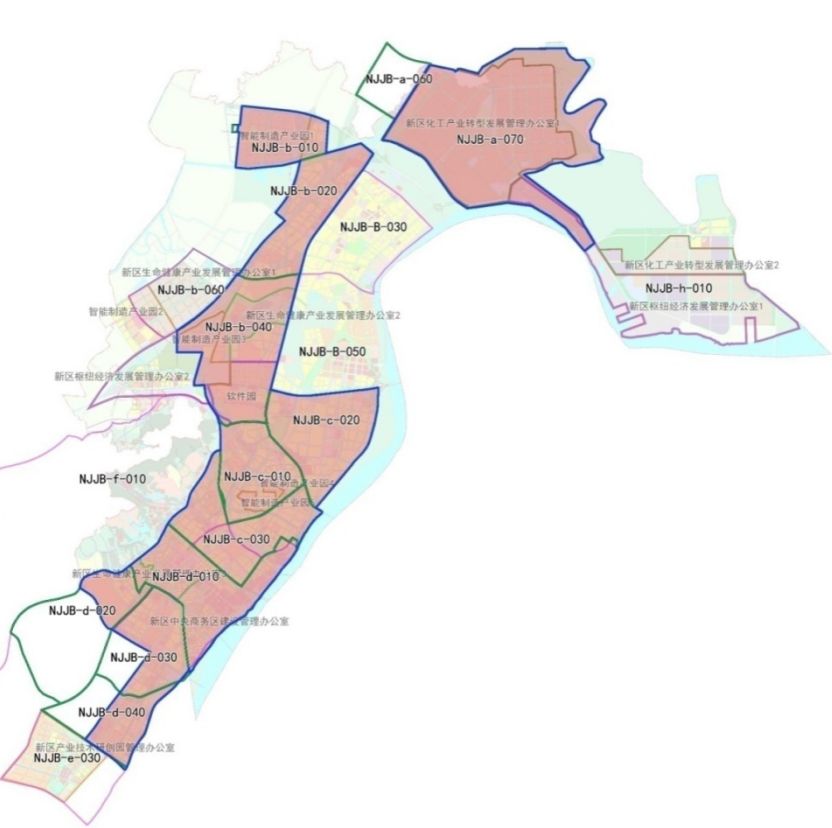 规划范围是市政府批复南京高新区范围即江北新区直管区范围,总面积
