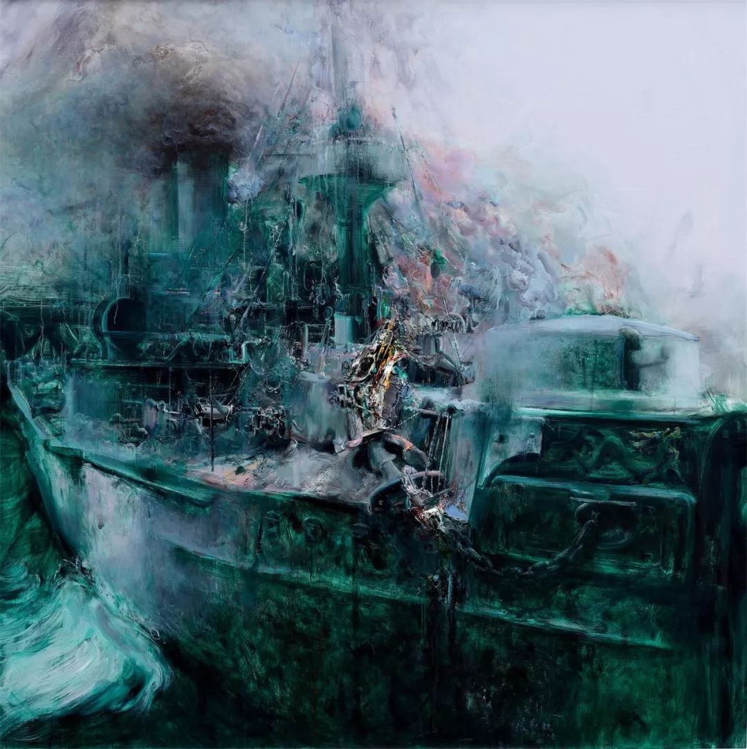 参展艺术家海纳百川第三届中国威海油画双年展画家作品介绍张新权