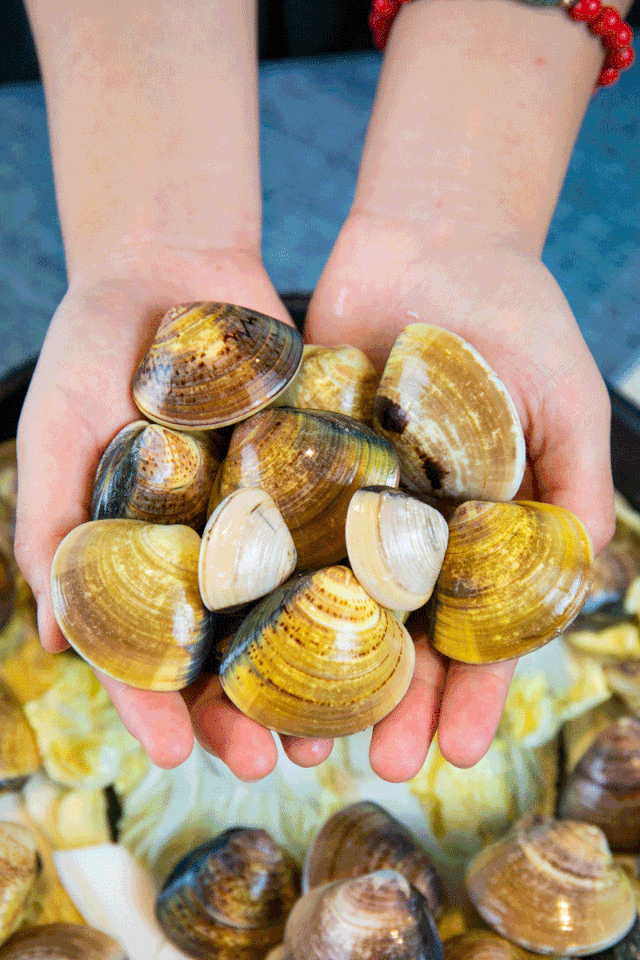 套餐内容:柒捌海鲜贝138元/招牌大白贝128元(2选1) 手工牛肉丸32元