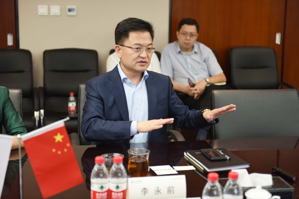 金文杰感谢李永前的热情接待,并对开元酒店集团的业