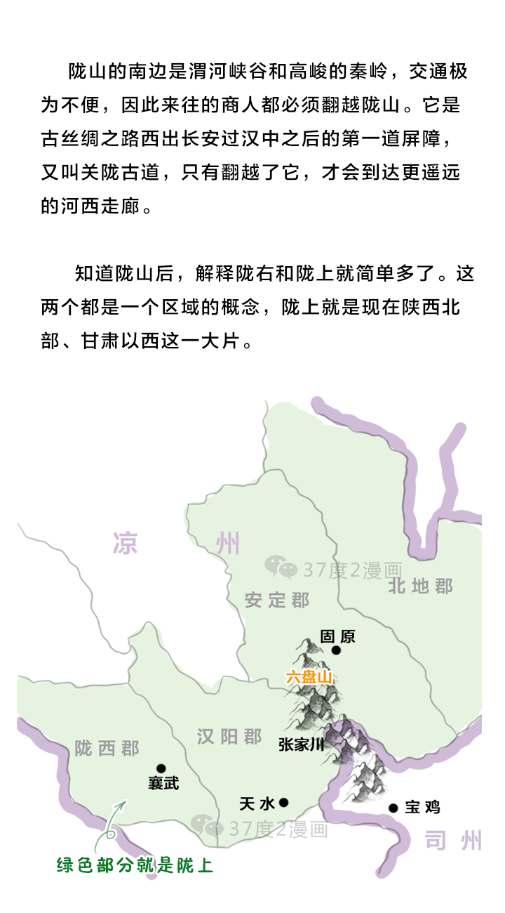 瞬间秒懂陇右、陇上、陇西以及河西、河西走廊都是哪里？_六盘山