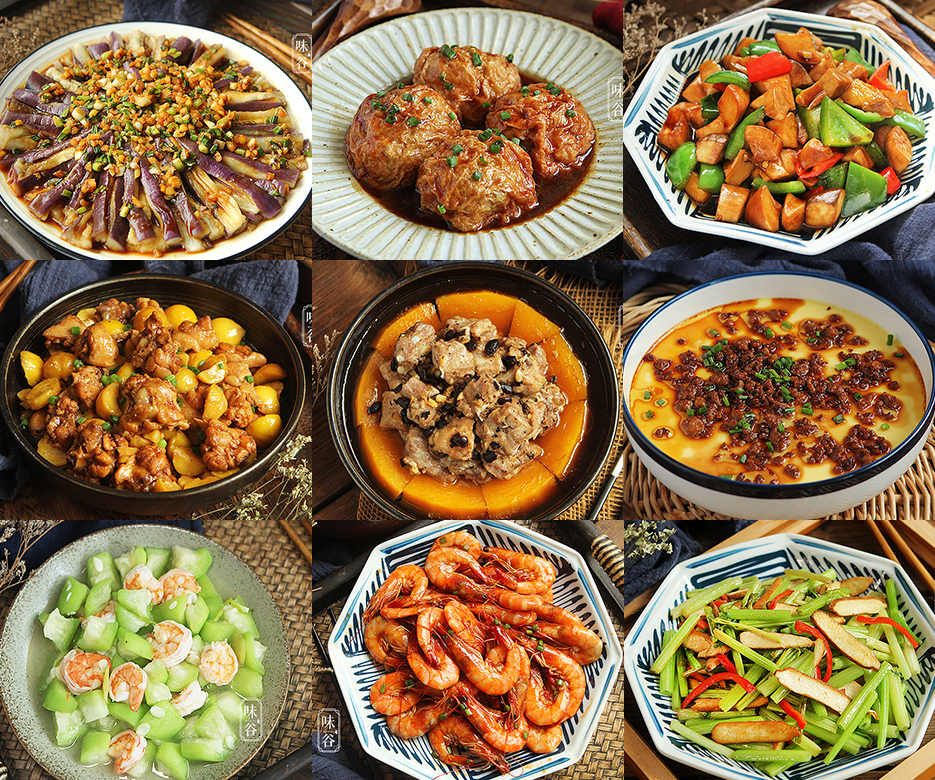 明日中秋节，家宴菜单已准备好，9菜1汤，好吃实惠，比上饭店强