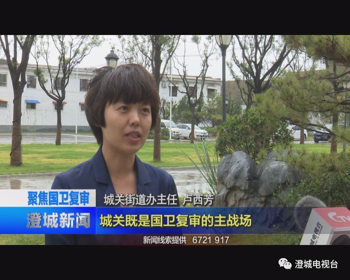 澄城新闻【聚焦国卫复审】专题访谈—城关街道办主任卢西芳