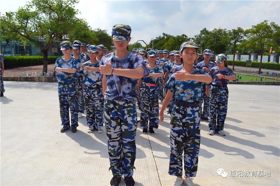 最美的风景最美的你们惠阳区第五中学高一新生国防教育活动圆满结束