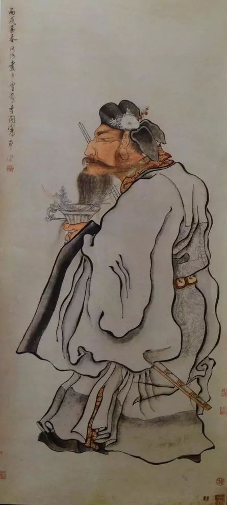 三胞胎陈洪绶钟馗像