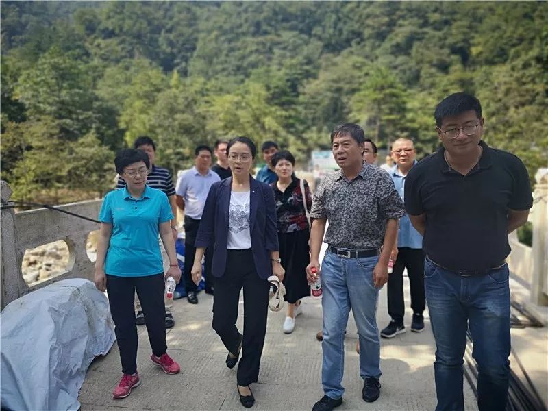 六安市副市长王岚来金寨检查旅游安全工作