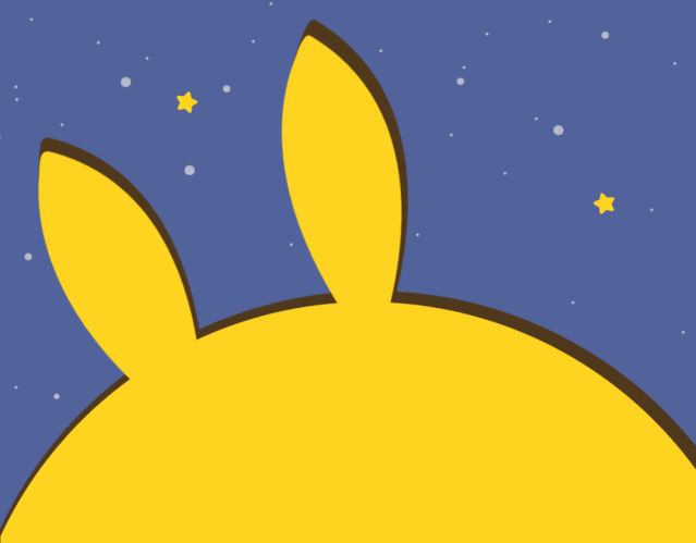 圆月相伴//////////////////////星辰微烁,皓月当空玉兔跃入满月