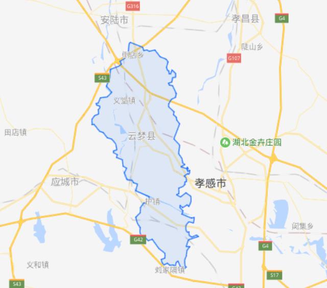 应城地图各镇地图图片