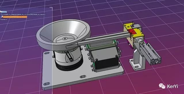 精密振动盘结构3d数模图纸step格式