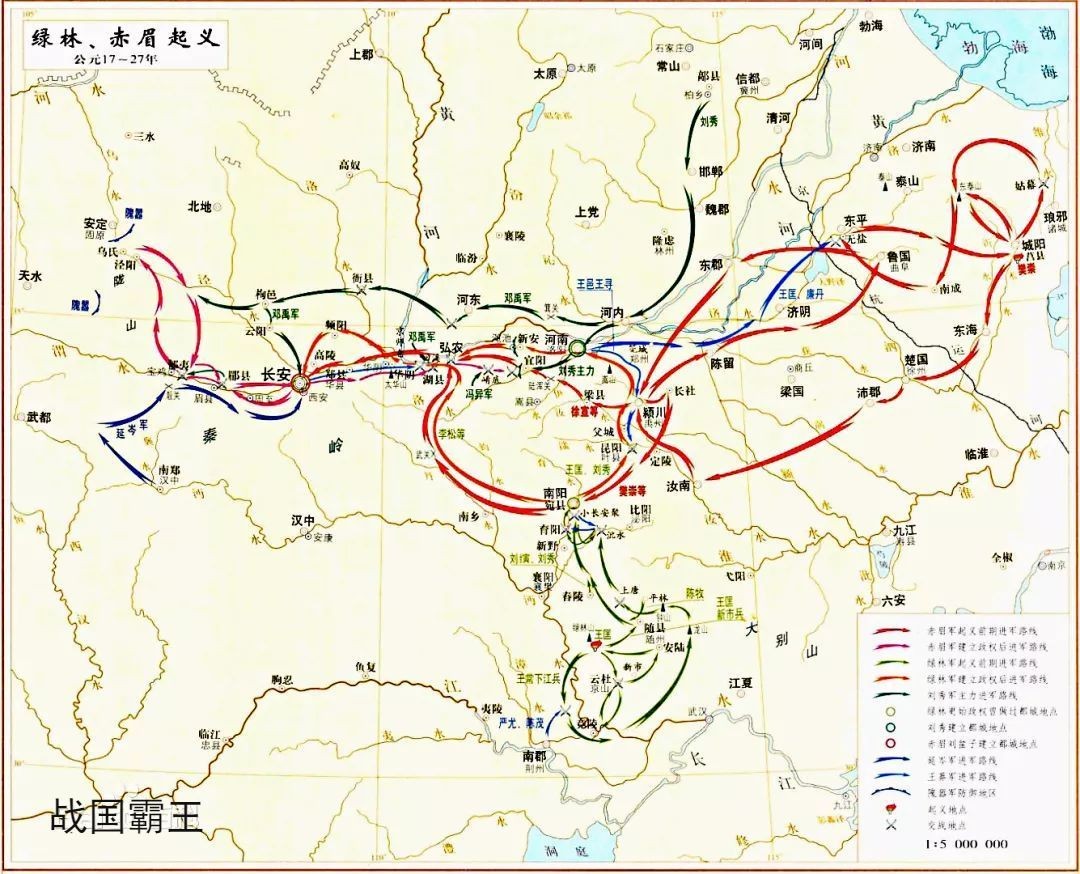 昆阳之战中刘秀有多厉害消灭二十倍的敌人接着绿林军灭亡新朝