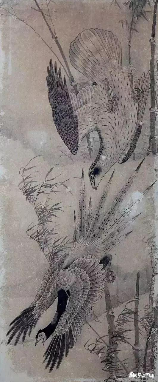 名人这位日本画家的国画水墨淋漓