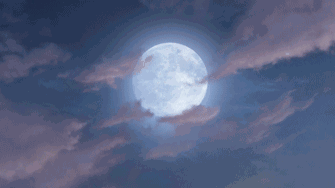 彩云追月动图图片