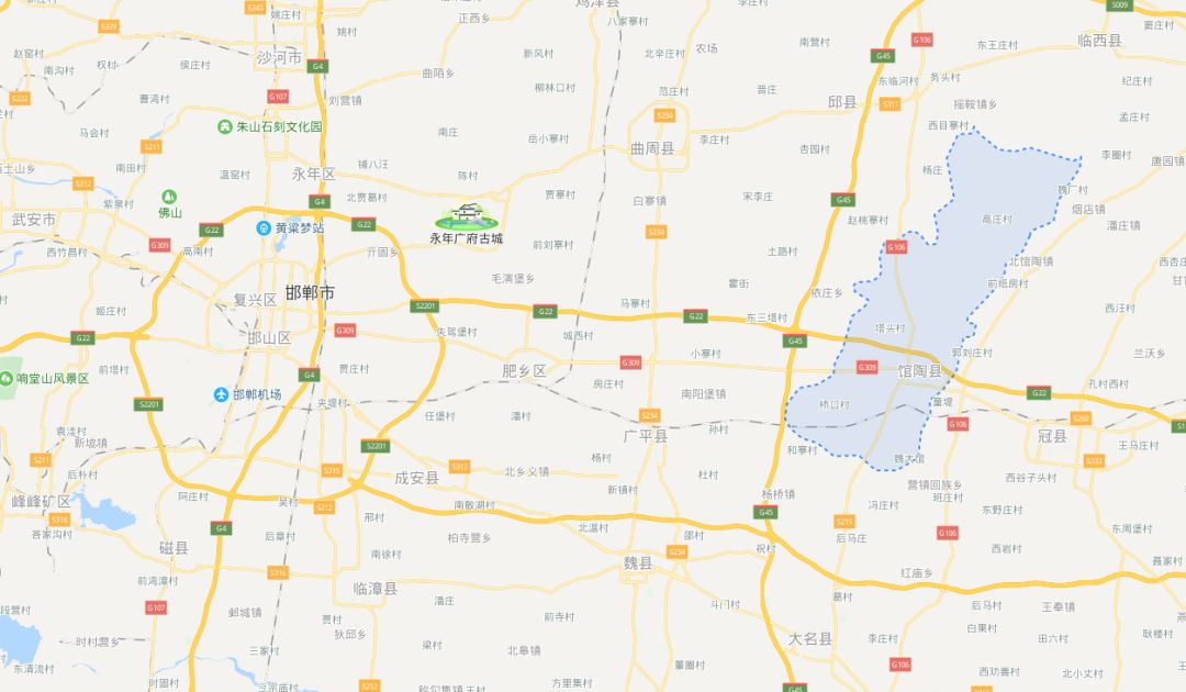 馆陶县行政区划图片