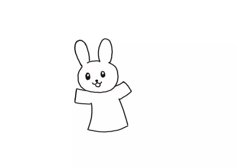 西游记玉兔简笔画图片