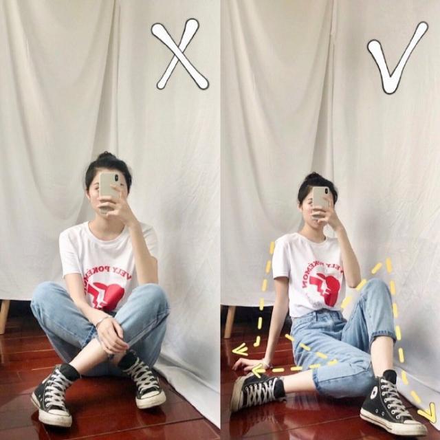 女生对着镜子拍照的8种拍照方式,这样拍,真的很好看