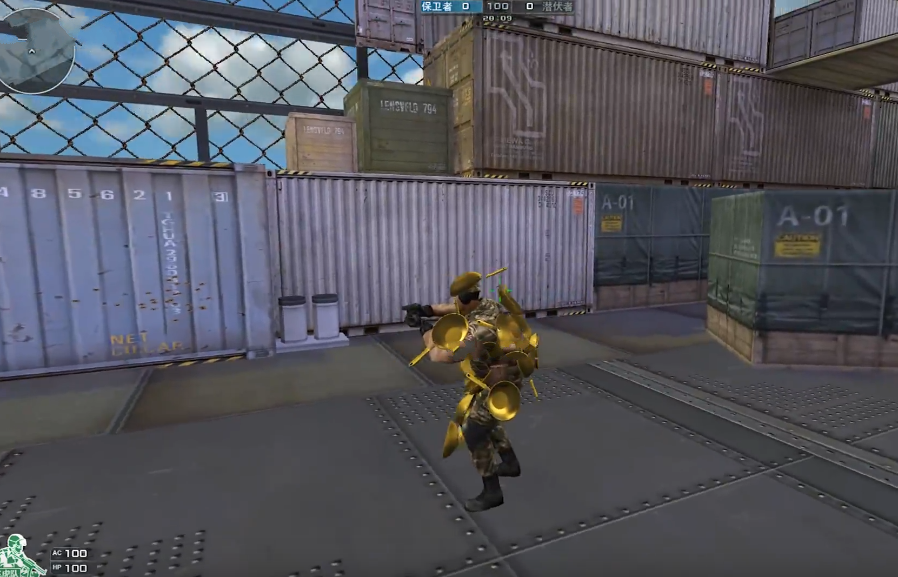 cf平底锅版防弹衣上线360无死角加特林玩家傻眼了