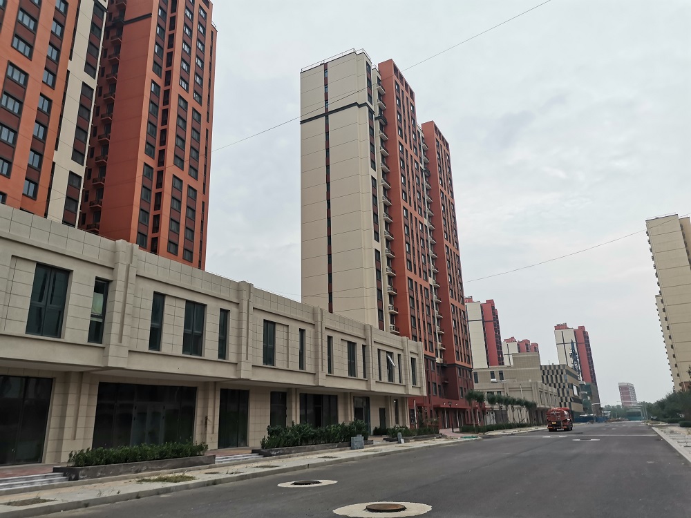 康润家园工地实景拍摄于2019年9月14日预计明年下半年交房