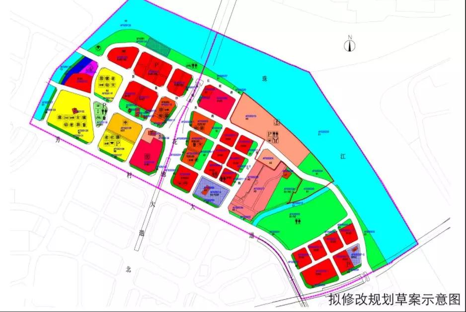 荔湾区石围塘规划图图片