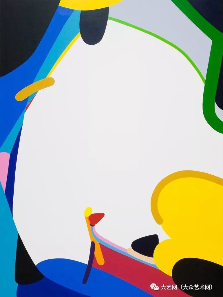 大众艺术网我想画它因为它很漂亮日本现代画家kotaromachiyama抽象