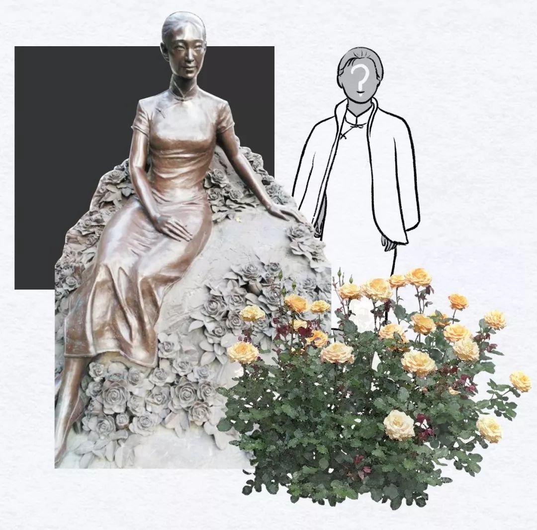 墓碑上没有介绍.除了一句:余晓虹,1955-2006.