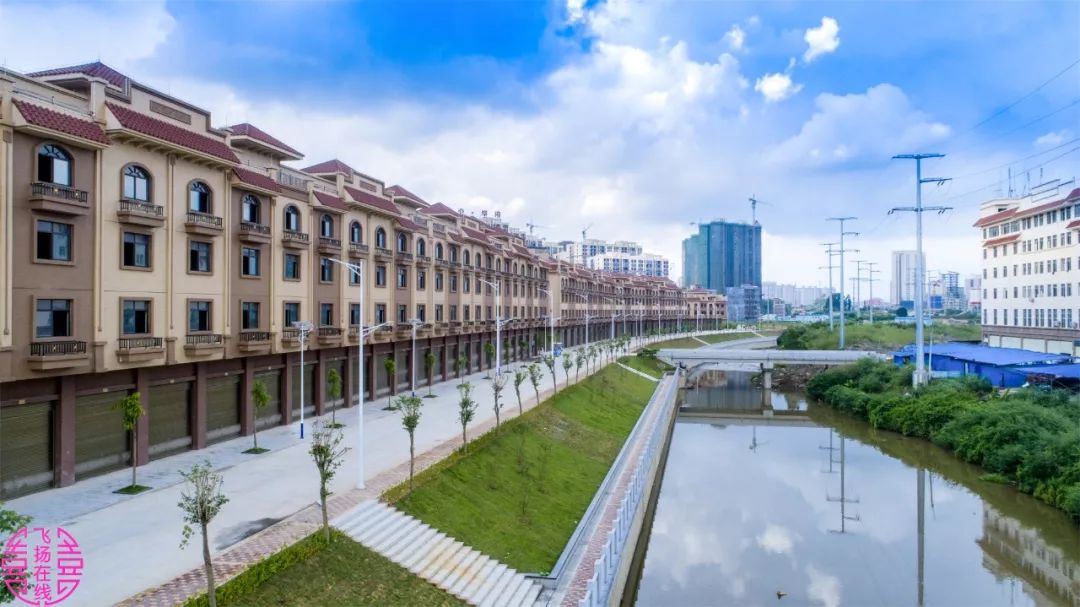 博白城东新区崛起!客家文化广场的建设已初具模型