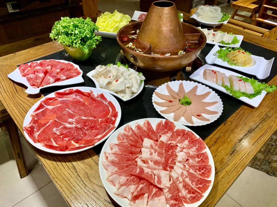 长乐中路89元享总价328元乔东家铜锅涮4人餐锡盟羊羔肉尚品肥牛龙利鱼