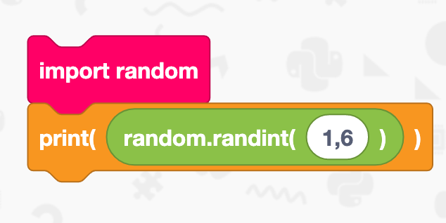 而random.randint是函数命令的一种固定模式.