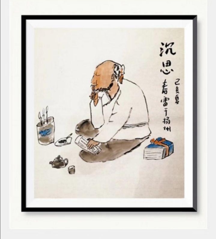 用漫画感悟人生江苏漫画家沈春雷边开店边创作从生活中寻找创作灵感