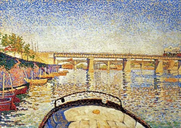 这也许是,全世界最漂亮的点彩画_修拉