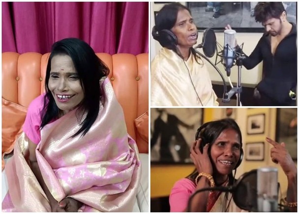 印度老妇每日在火车站靠唱歌行乞维生,摇身一变成宝莱坞歌手67
