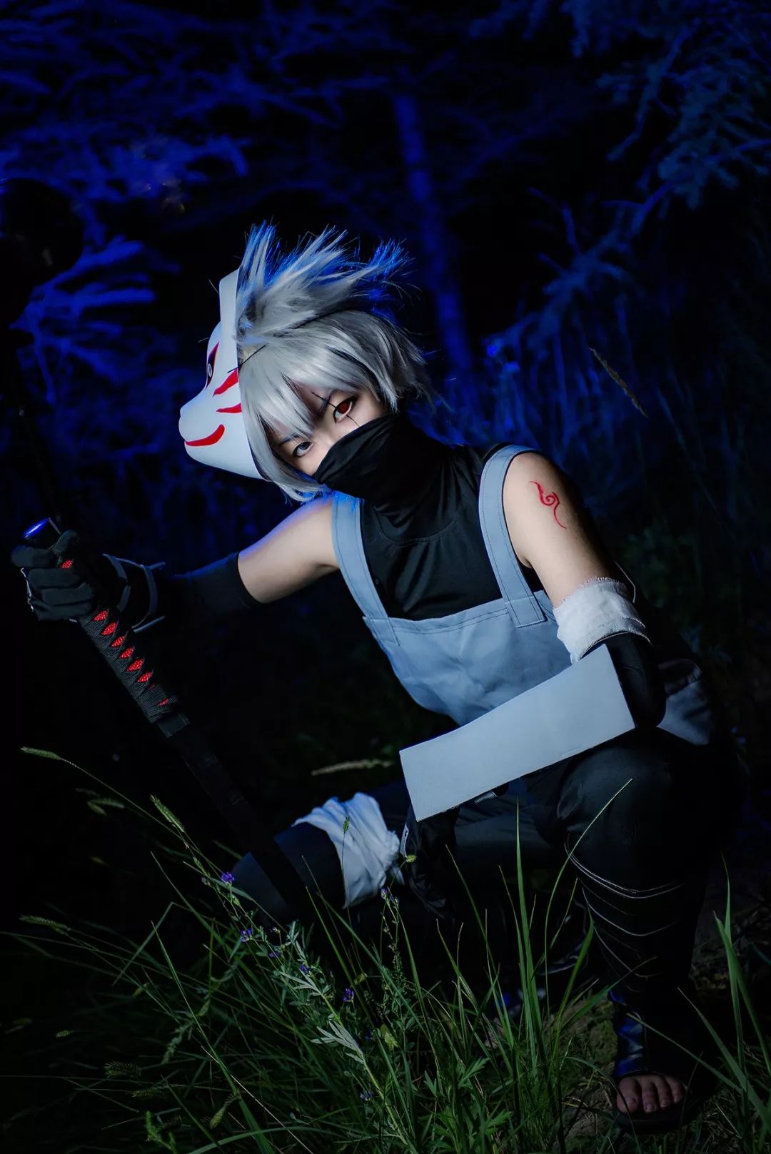 卡卡西生日贺旗木卡卡西cos正片欣赏