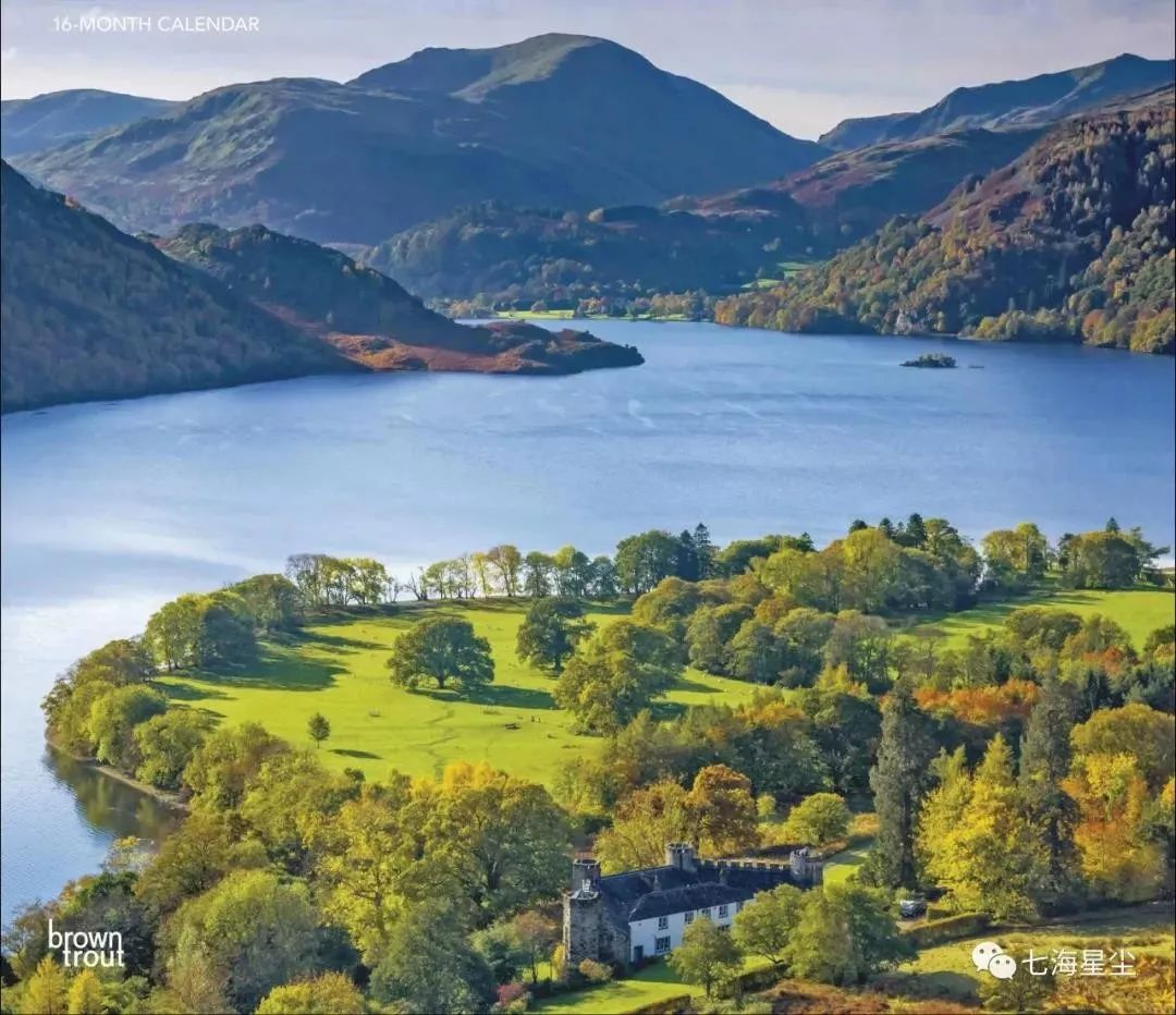 英格兰湖区lakedistrict的田园风光