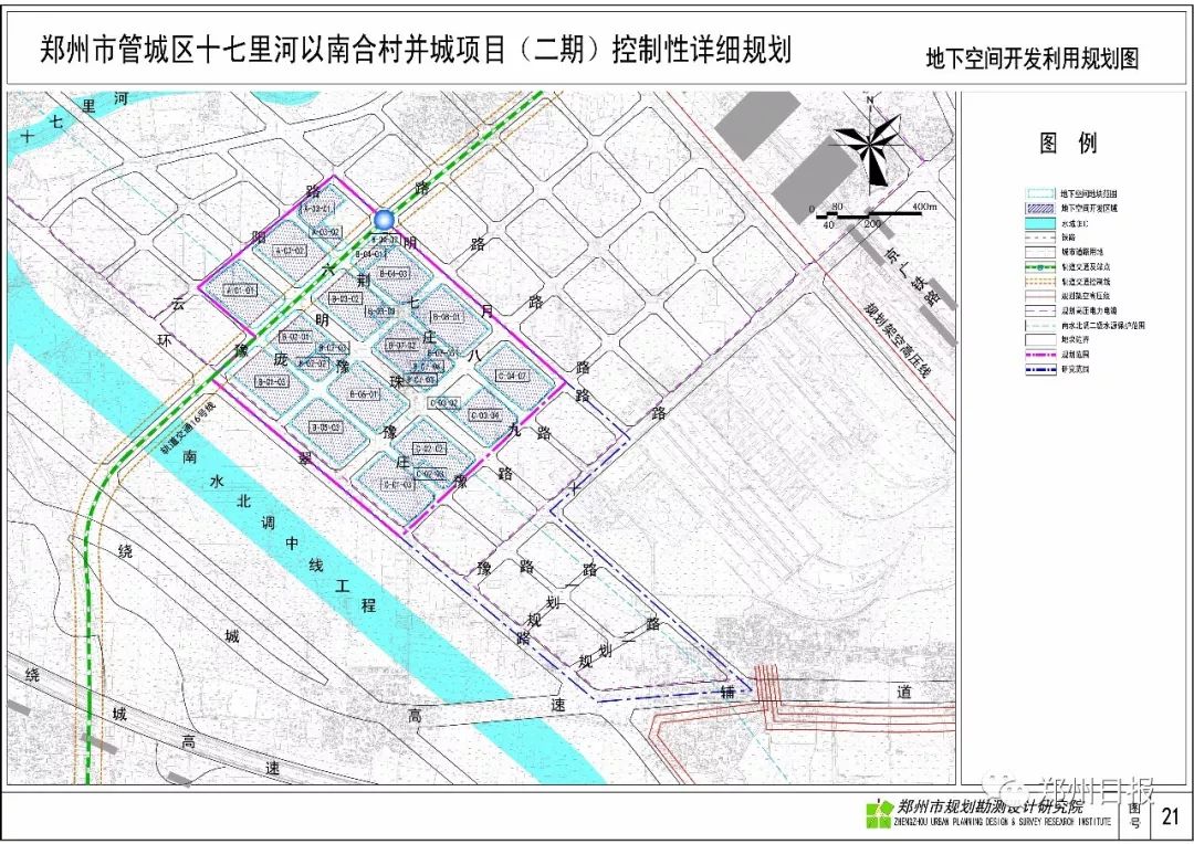 明月路,豫九路,环翠路,豫六路和庞庄路六条城市道路所围合的区域