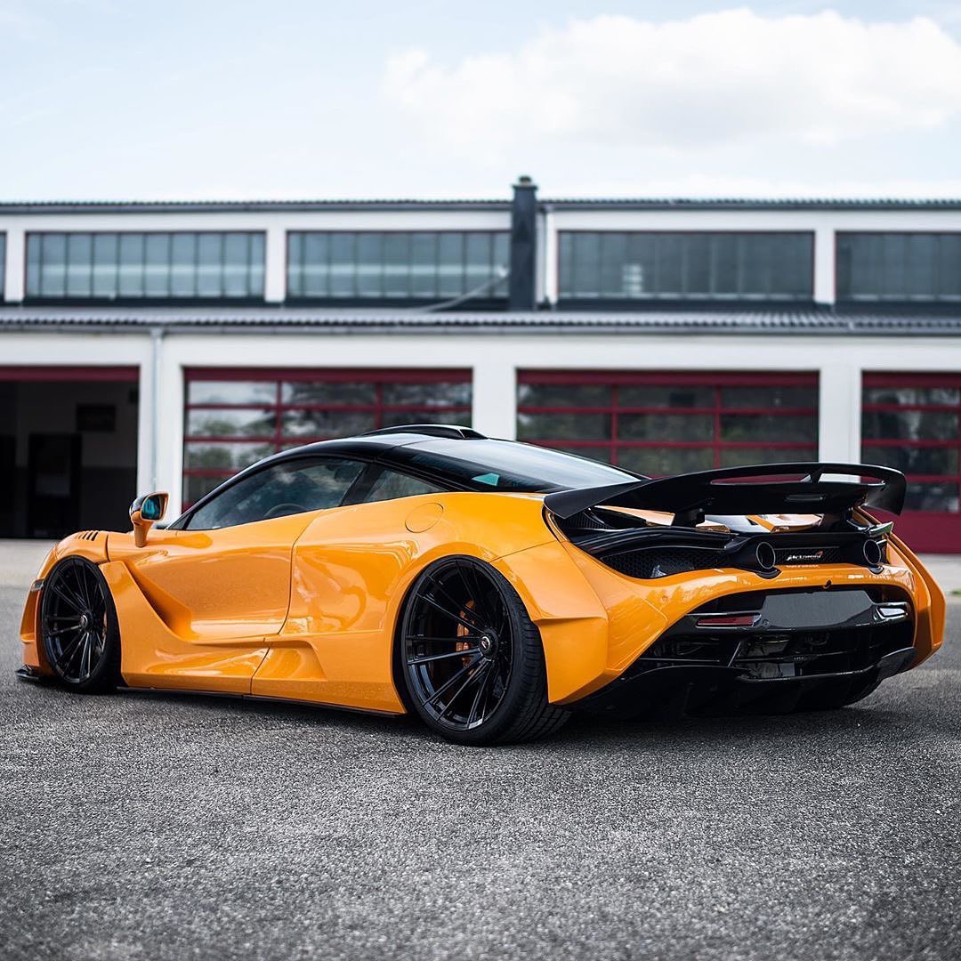 由novitec打造的迈凯伦720s,几乎百分百贴地行走