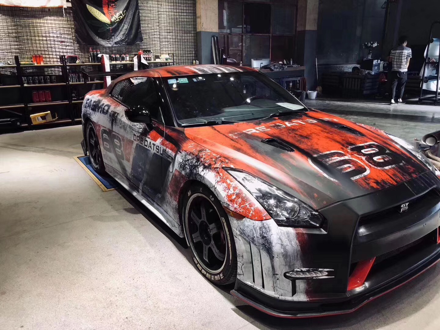 东瀛战神日产gtr这身颜色真噶性