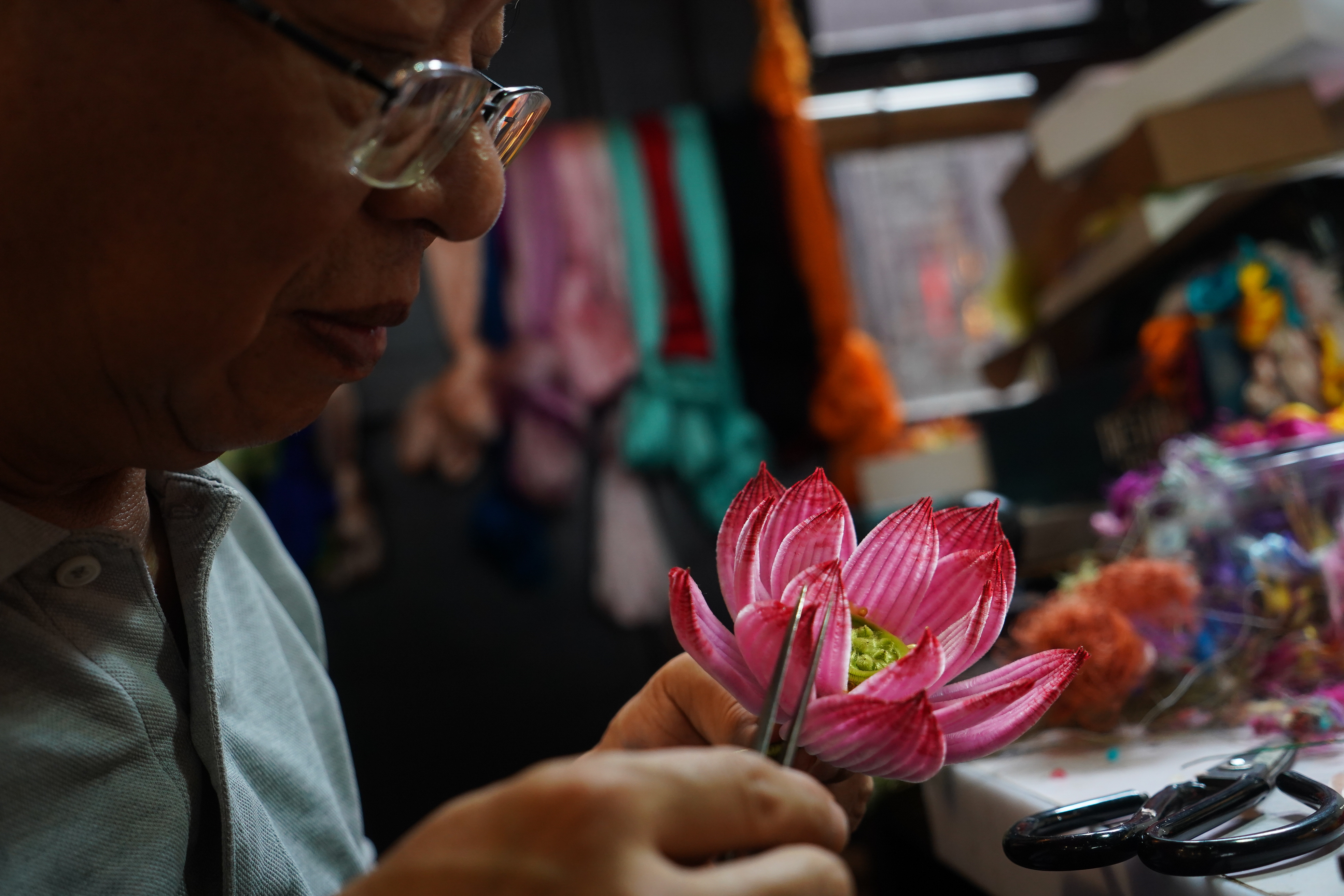 赵树宪绒花图片