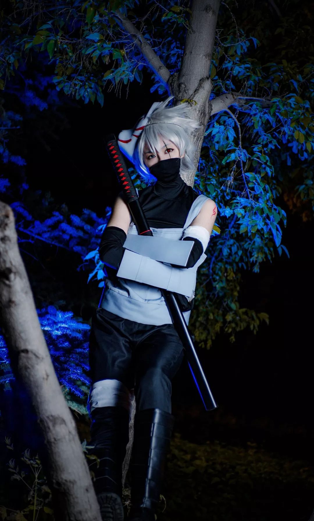 卡卡西生日贺旗木卡卡西cos正片欣赏