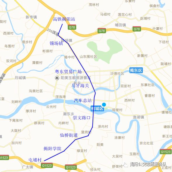 高铁揭阳站机场站公交线路规划出炉