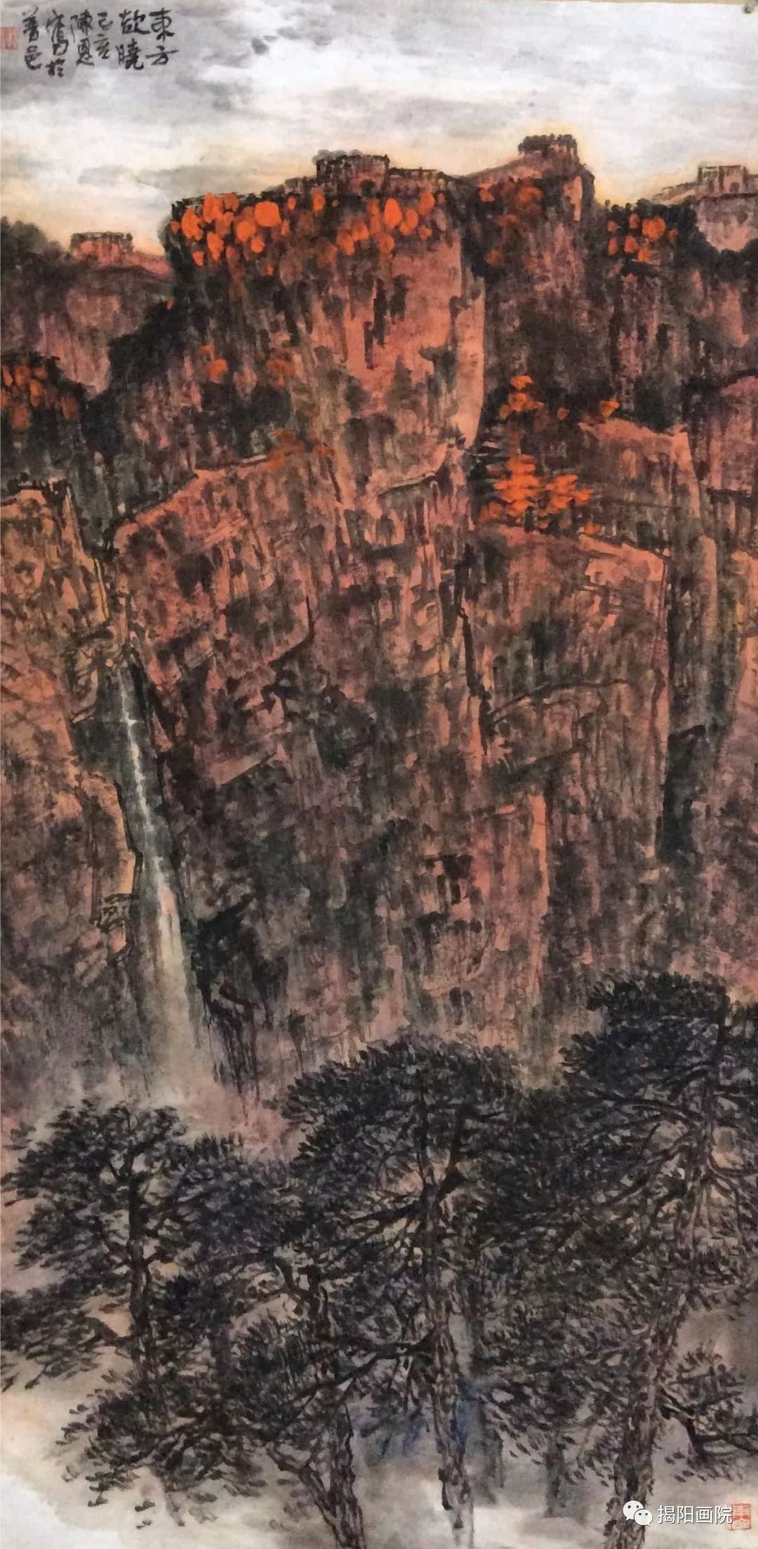 参展画家我和祖国共成长美术作品联展陈恩